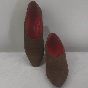 Oscar De La Renta Vintage Suede Slip-On Shoes
